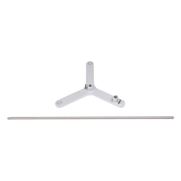 Retort Stand, 2 Position Base + 12x750mm SS Rod