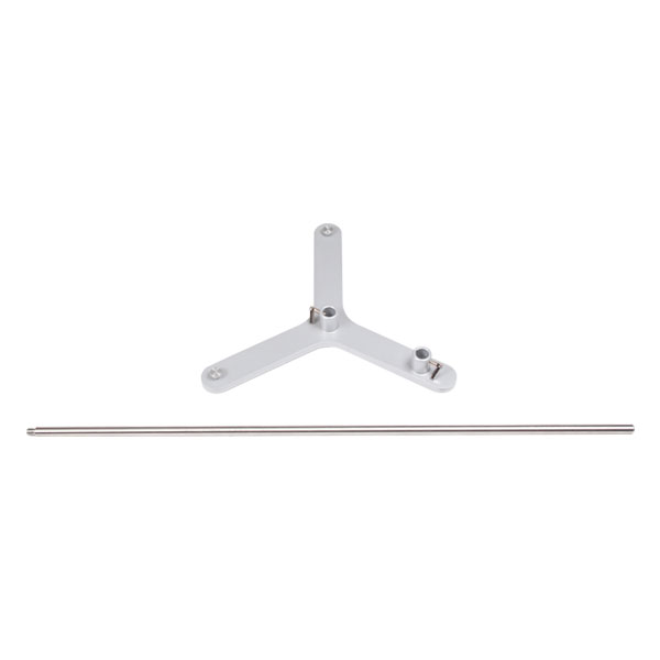 Retort Stand, 2 Position Base + 12x750mm SS Rod