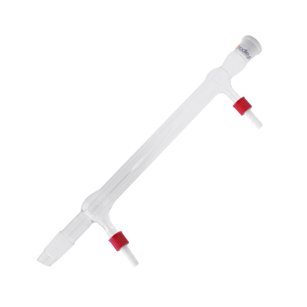 Liebig Condenser 200mm B24 + SQ13 Sidearms