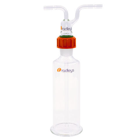 Gas Washing Bottle 500ml Drechsel Bottle + Head Plain Stem