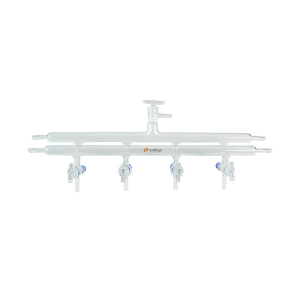 4 Position Dual Bank Vacuum Manifold Stopcock