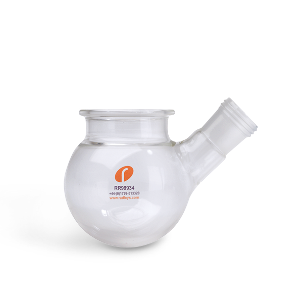 RR99934 250ml Wide Neck Flask B24:29 Sidearm + Septa Port