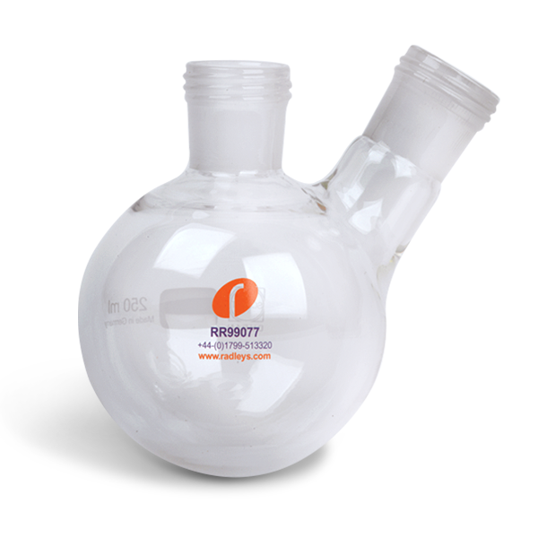 RR99077 250ml Reaction Flask with B24:29 Sidearm + Septa Port