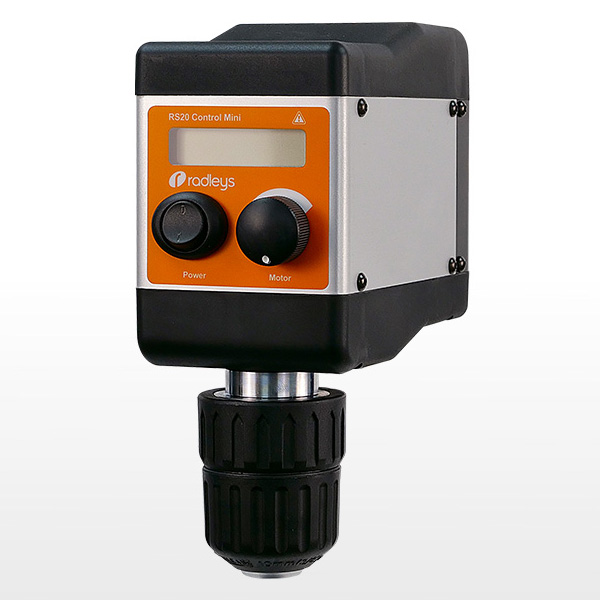 RS20 Control Mini Overhead Stirrer – Compact, powerful and easy-to-use, for reliable small scale mixing