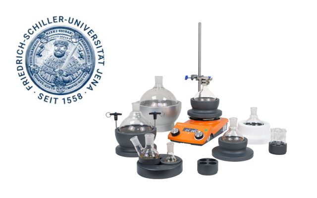 Heat-On block system full range with Friedrich Schiller University Jena logo